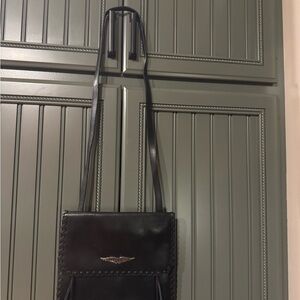 Harley-Davidson Black Leather Crossbody Bag